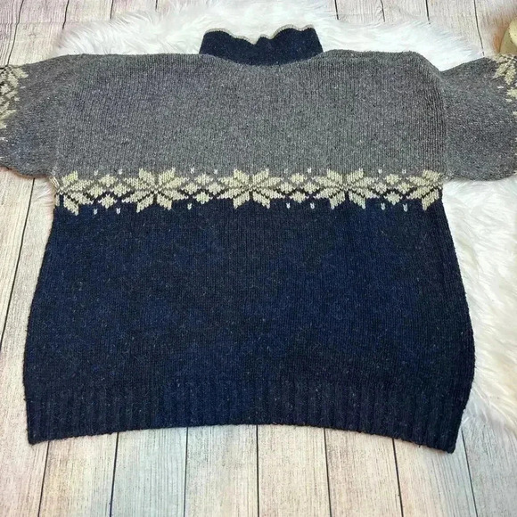 Vintage Etchings Fair Isle Wool Blend Grandpa Men’s Sweater Size XL - Picture 7 of 7